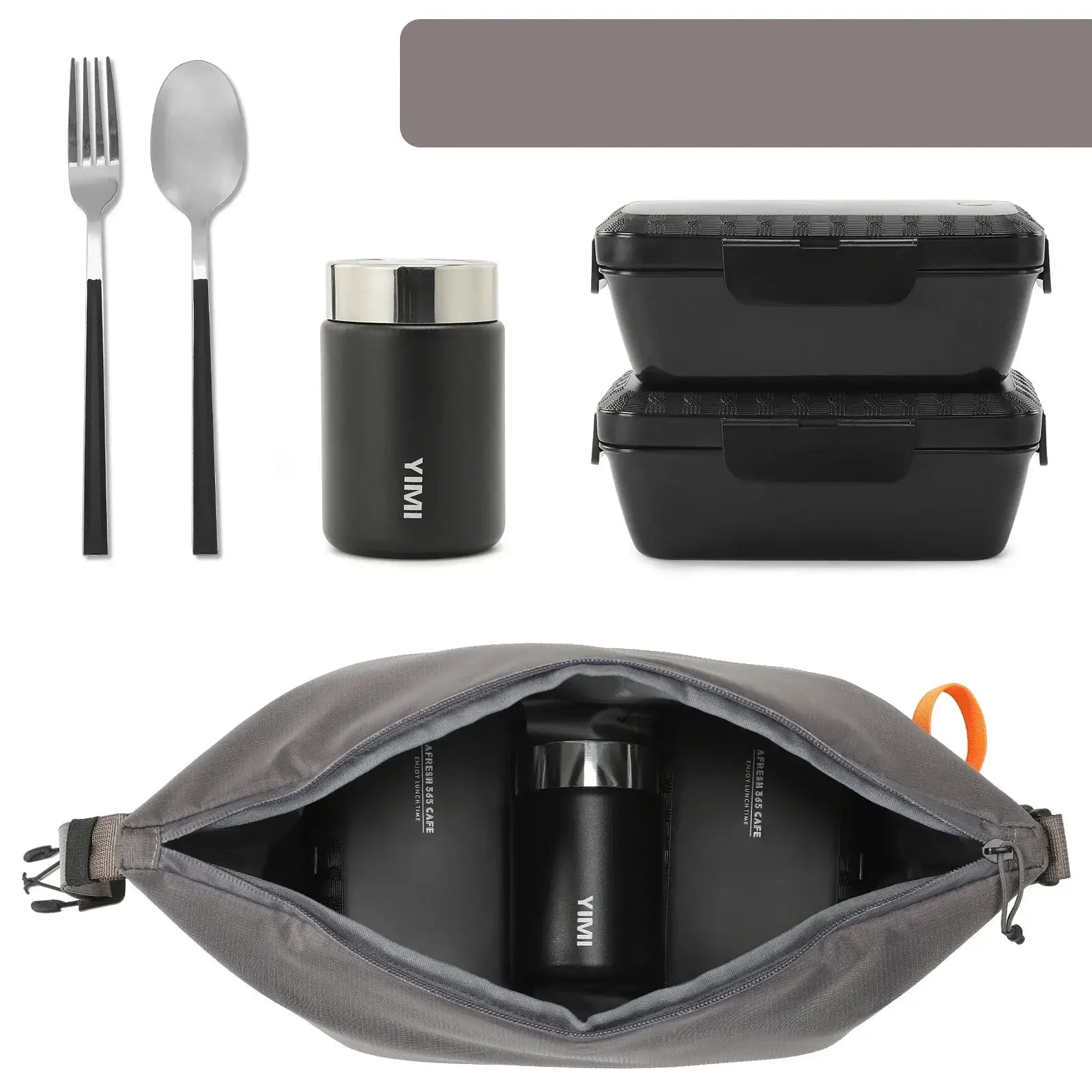 Insulated Lunch Bag Bento Pack Portable Food Storage