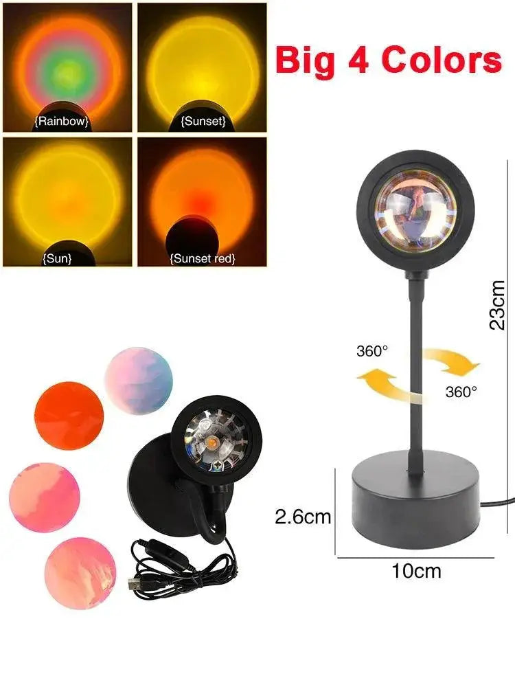 Sunset USB Lamp Creates Cozy Atmosphere With LED Projection