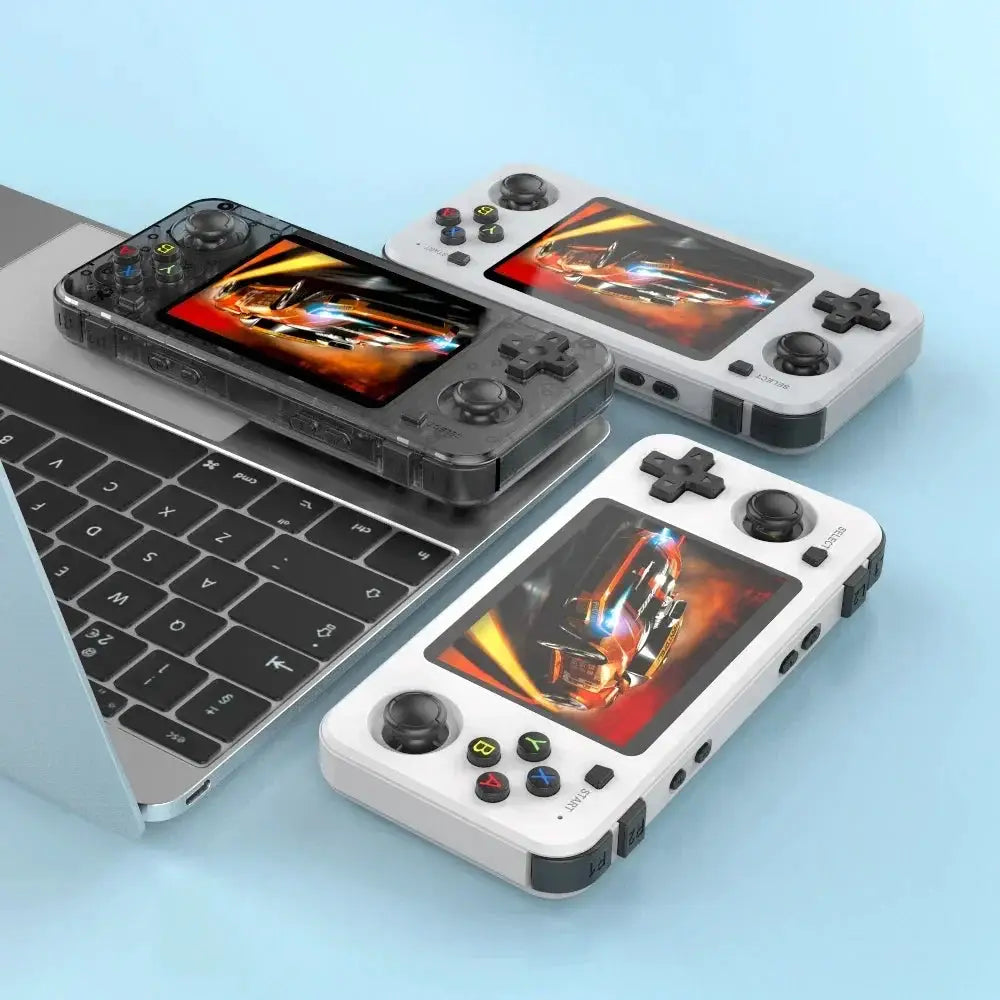 BOYHOM Green 36H Retro Video Game Console 3.5'' IPS RK3326 3000mAh Open Linux Portable Player 64GB 128GB best gift for PSP Game