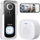 IeGeek Never Miss A Visitor 2K HD Wireless Doorbell With 5600mAh Battery IP65