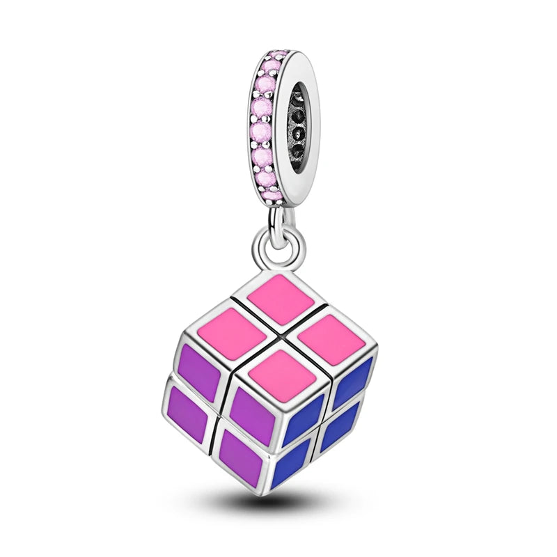 Mula Pink Sterling Silver Charm