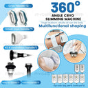 360° Cooling Body Sculpting Slimming For Effective Weight Loss Fat Freezing Cellulite Elimination Using Vacuum Cavitation System