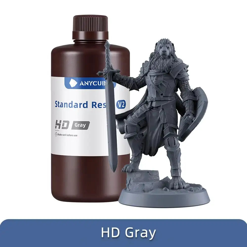 3kg ANYCUBIC 405nm UV Standard Resin V2 For Photon 3D Printer Mono X Printing Material LCD UV Sensitive Resin Printing Material