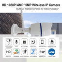 Smart Outdoor Security Camera For Home 5MP Clarity