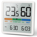 NOKLEAD Digital Thermometer Hygrometer Weather Station Accurate Indoor Climate Control