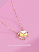 Myron Yijia New Arrival Envelope Necklace Sterling Silver