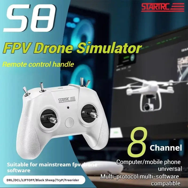 Devaso S8 Flight Simulator - FPV Drone Training Across Major Sim Suite Pro Tools