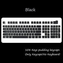 Enhanced Gaming Pudding Keycaps Dual Color RGB Backlit Set