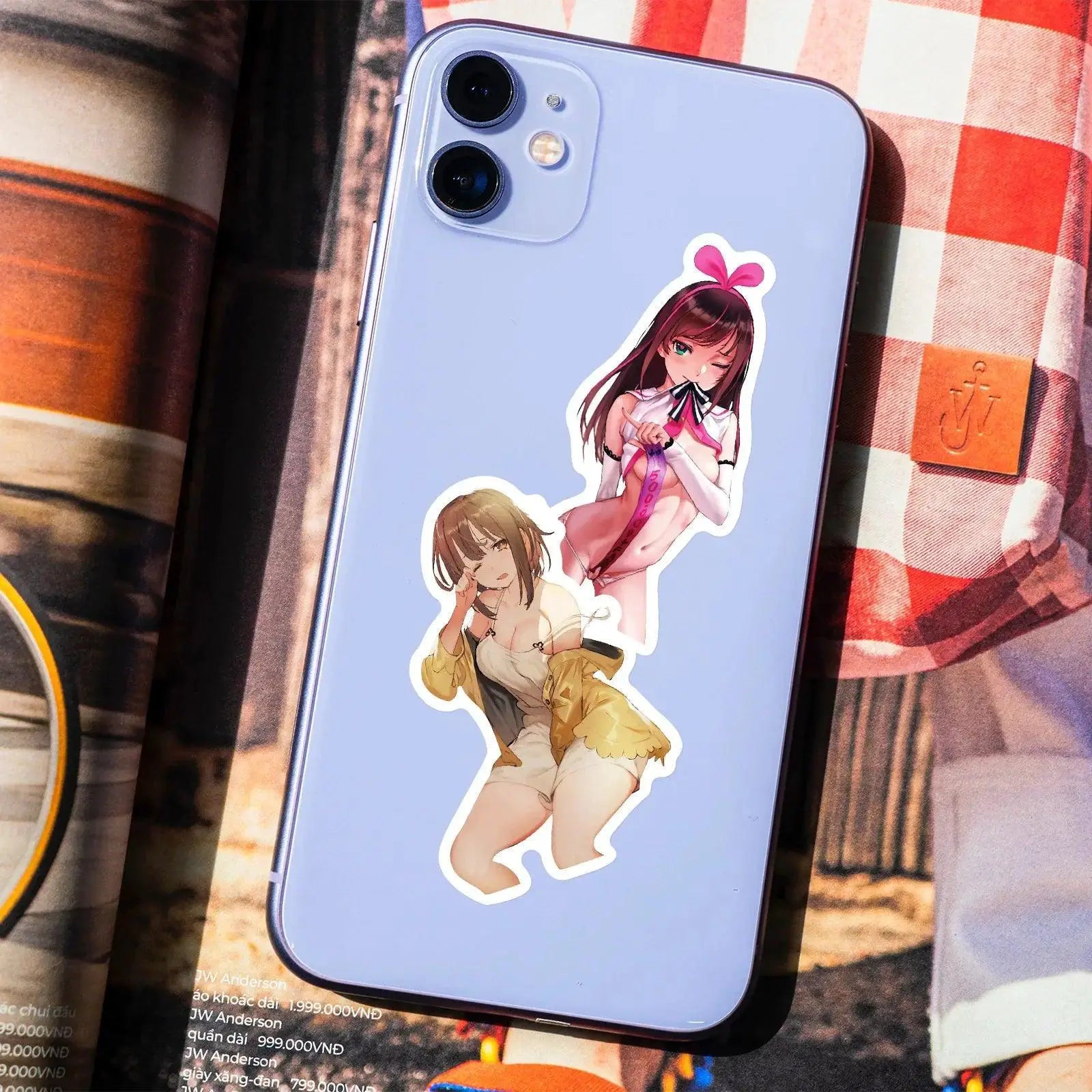 Waterproof Anime Waifu Stickers for Laptops 50 Pack Hentai