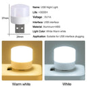 Small USB Plug Lamp LED Night Light Mini Book Reading Light