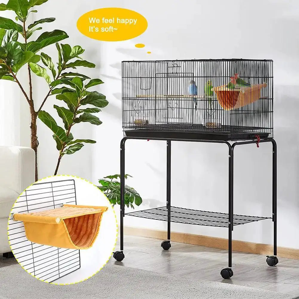 Pet Hammock Nest Bed For Parrots And Hamsters Cozy Washable