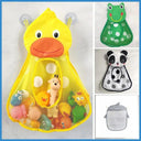 Bath Time Fun Duck Frog Toy Storage Bath Holder Suction Cups