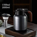 316 Stainless Thermos Bottle With Temperature Display And Tea Strainer