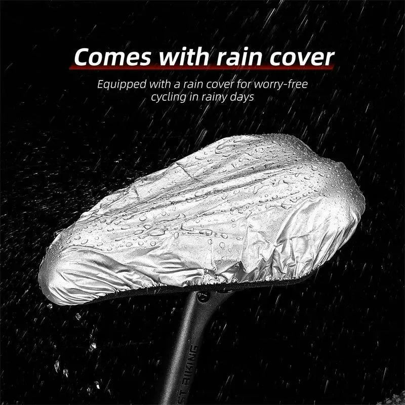 Comfortable Bicycle Gel Seat Cushion With Memory Foam Cover