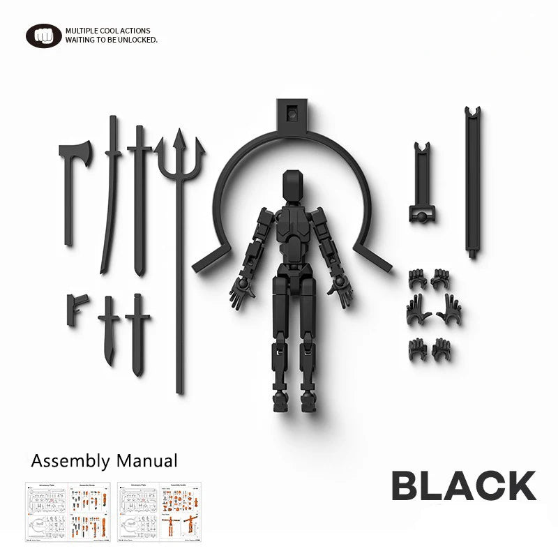 Magnetic Articulated Shapeshift Robot Figure