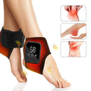Heating Foot Massager Electric Vibration Relaxation Ankle Massager Warm Ankle Brace Joint Sprain Support Ankle Protection