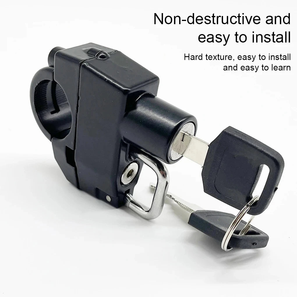 Rustproof Motorcycle Helmet Security Lock