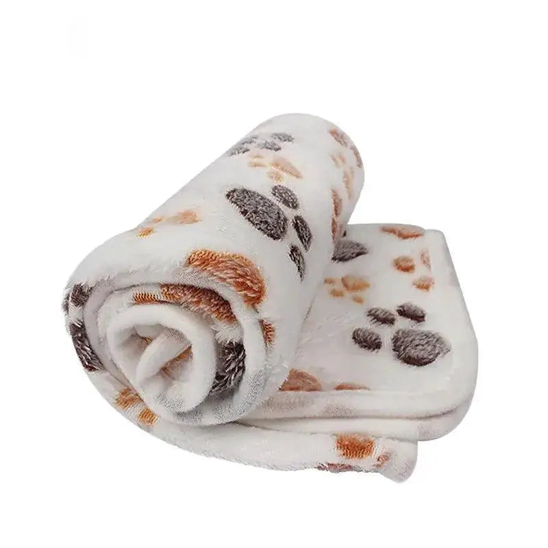 Soft Cartoon Pattern Pet Blanket For Cats And Dogs Comfort