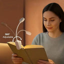 LED Book Light Clip On - 3 Color Eye Protection