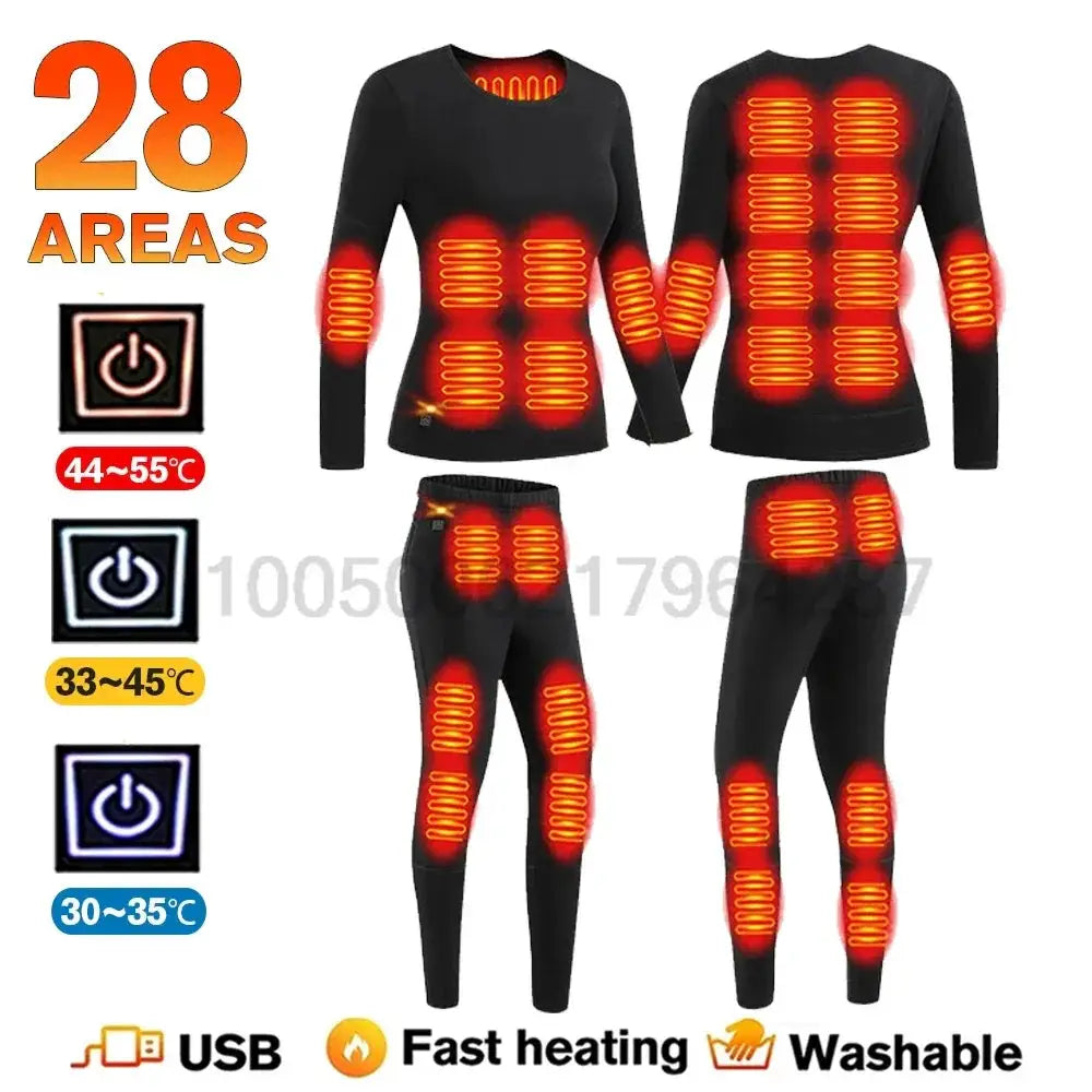 Cozy Warmth Heated Underwear for Winter — product view 11