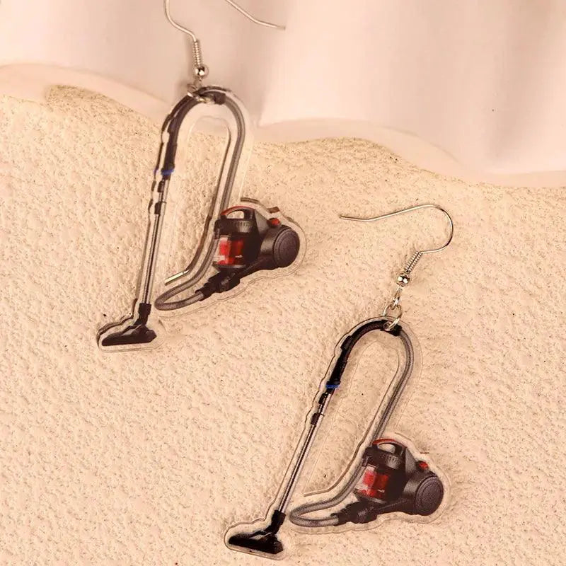 Dangle Earrings Set Electrical Appliances Cute Funny Gift