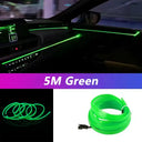 5M Car EL Wire - Quiet USB Atmosphere Lamp