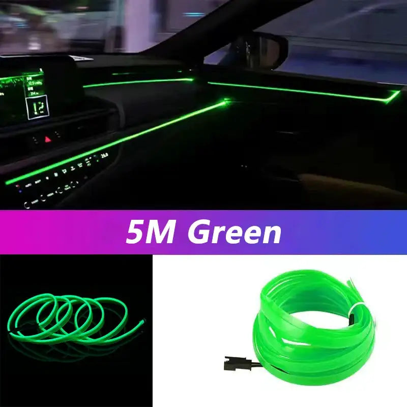 Car EL Wire - Quiet USB Atmosphere Lamp -  product image
