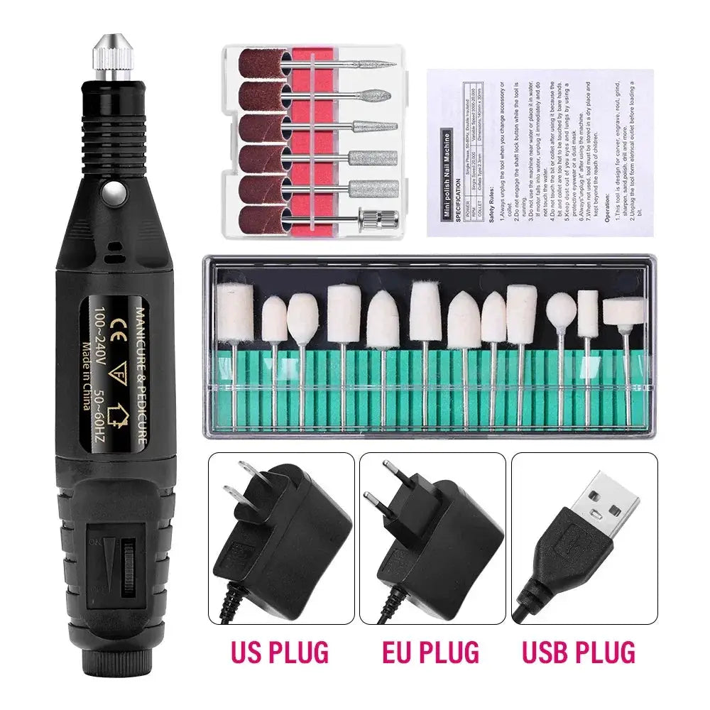 Home Manicure Nail Drill With Precision — product view 19