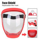 Full Face Shield Protection Mask Ultimate Oil-splash Proof Filters