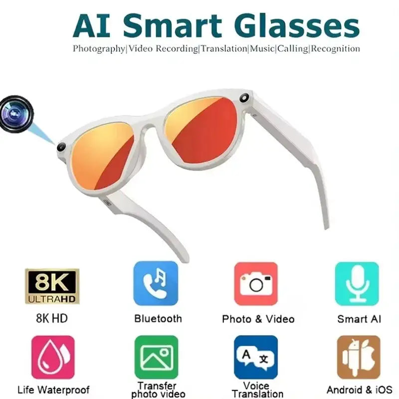 HD Color Changing AI Smart Glasses Chat GPT Camera Bluetooth — product view 8