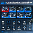 XTOOL D7 V2.0 OBD2 Automotive Scanner Key Programmer All System Car Diagnostic Tool ECU Coding with 39+ Resets CANFD DOIP FCA