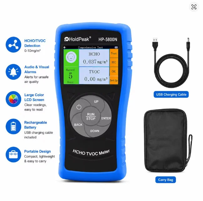 HOLDPEAK Ammonia () Gas Detector Tester Professional Particle — product view 7