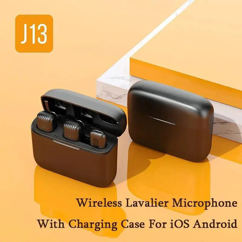 J13 Wireless Lavalier Microphone for Clear Sound Quality