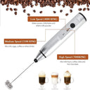 Wireless Milk Frothers Electric Handheld Blender USB Coffee Mixer