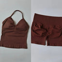 Yoga Set Breathable Sexy Halter Sports Bra