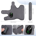 Heated Foot and Ankle Massager 6 Heat Levels 3 Vibration Modes Warm Sole Wrap 3000mAh Cordless Rechargeable