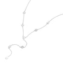 Round Moissanite Pendant Necklace in Sterling Silver