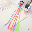 Colorful Girls Ponytail Headbands For Kids Hair Accessories