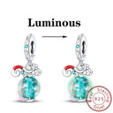 Charm Sterling Silver Luminous Firefly
