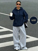 Long Sleeve Winter Hooded Sweatshirt