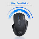 Ultimate Rechargeable Wireless Gaming Mouse Ergonomic Silent