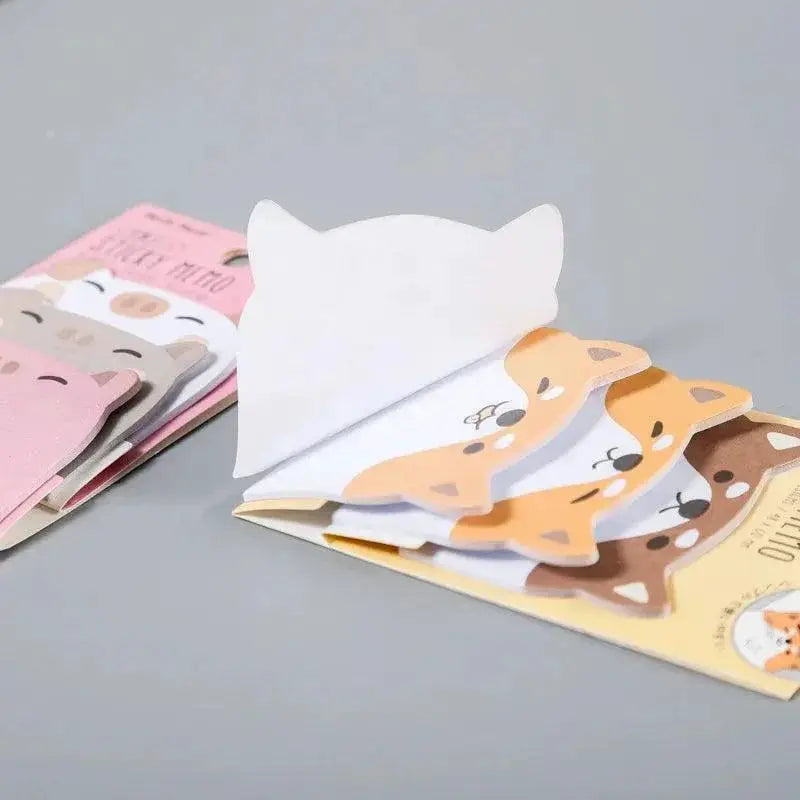 Cute Animals Cartoon Sticky Notes Fun Memo Pads For Work