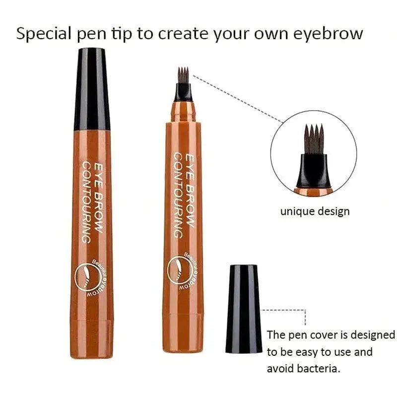 Waterproof Microblading Eyebrow Pencil Define Brows Effect