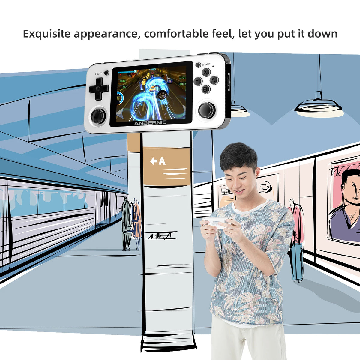 ANBERNIC Handheld Retro Game Console Inch IPS Screen TF Card — product view 7