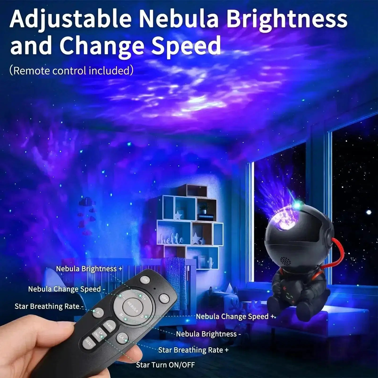 Star Projector Galaxy Light Nebula Modes Night Sky Projector
