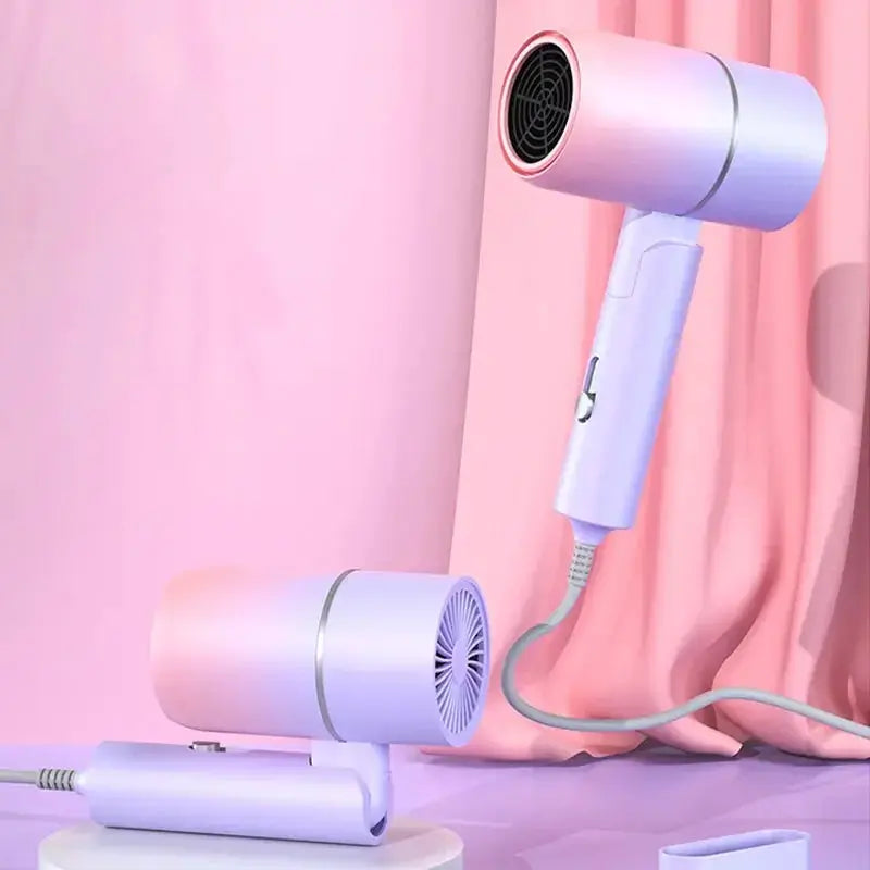Mini Folding Hairdryer 220V-240V 750W With Carrying Bag