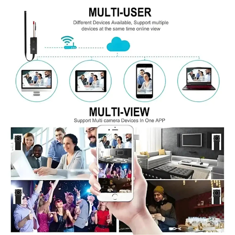 Improved HD4K Mini WiFi Camera, Supports Motion Detection, Remote Viewing, Upgraded Resolution, Home DIY Wireless Camera
