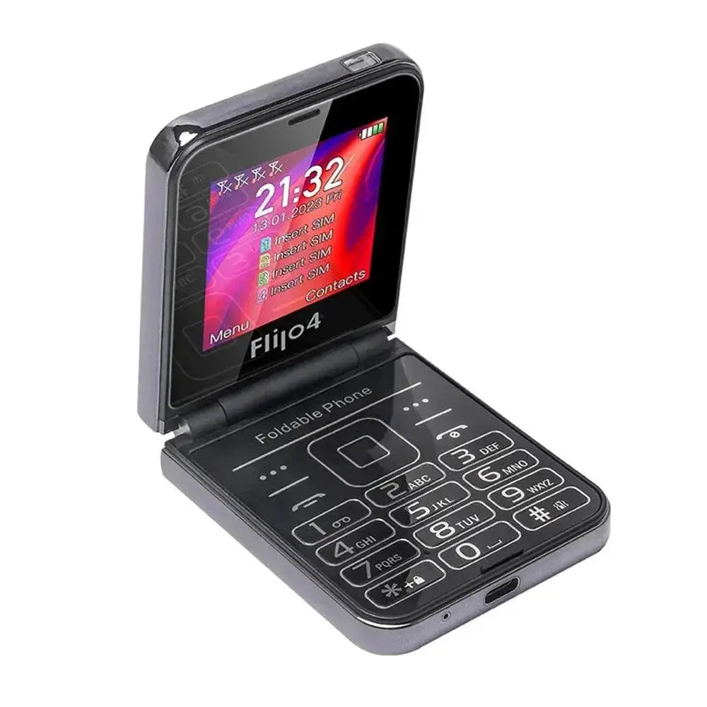 UNIWA F265 Fold Flip Phone For Elderly Dual Screen 10CP