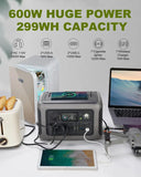 Allpowers R600 Portable Power Station - 299Wh