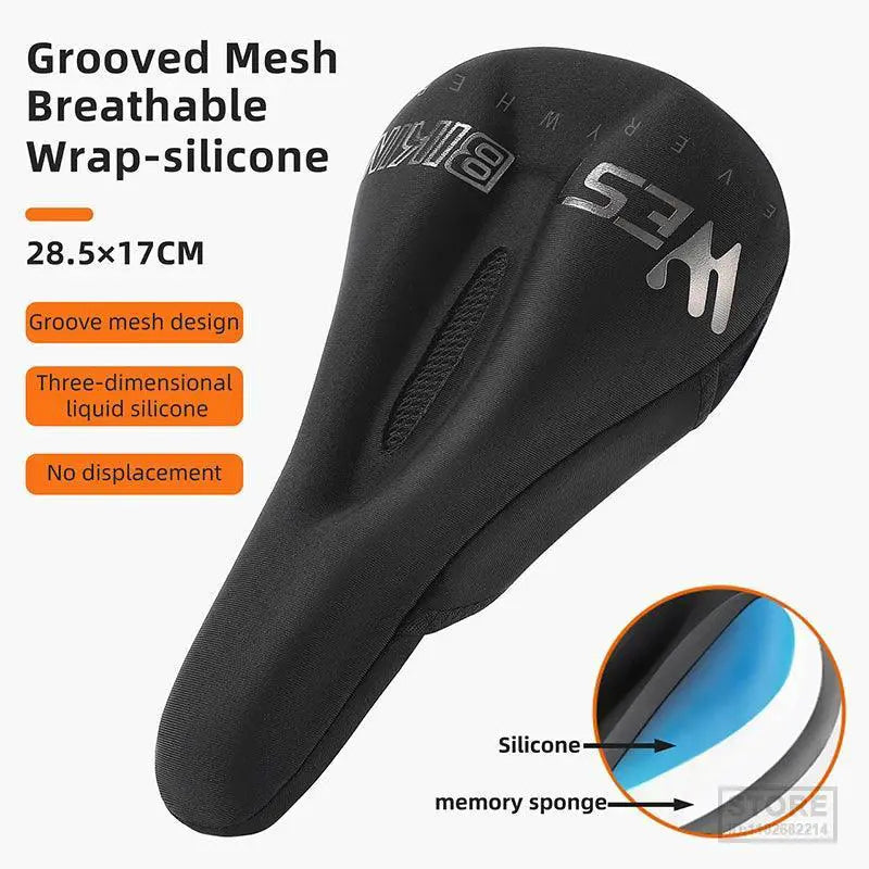 West Biking Gel Filled Road Bike Seat Cover Comfort